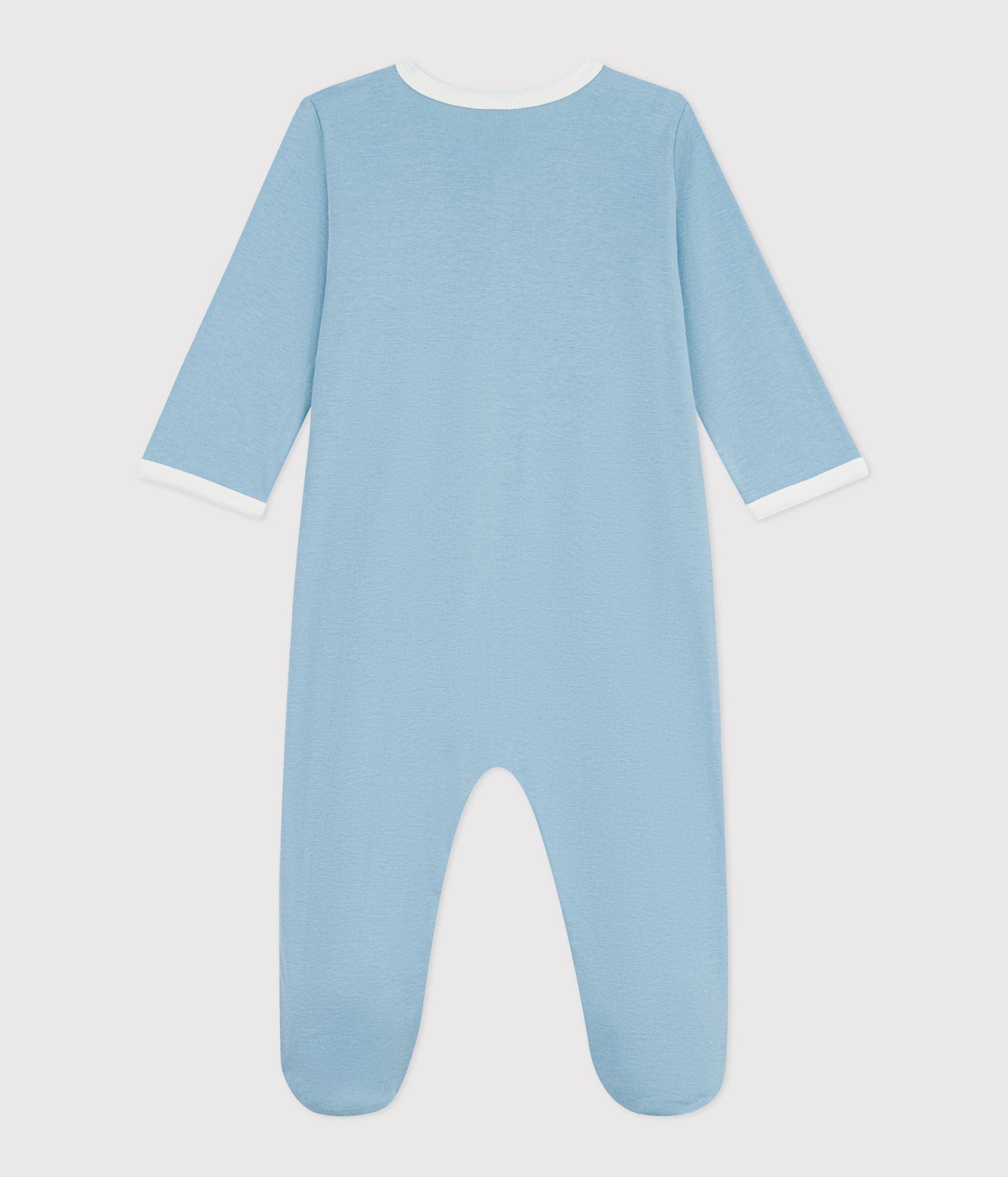Pyjama bébé en coton uni – D1