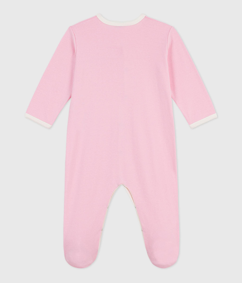 Pyjama bébé en coton uni – D1