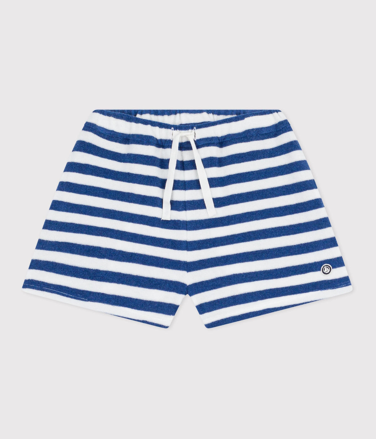 Short enfant en coton à rayures – F1