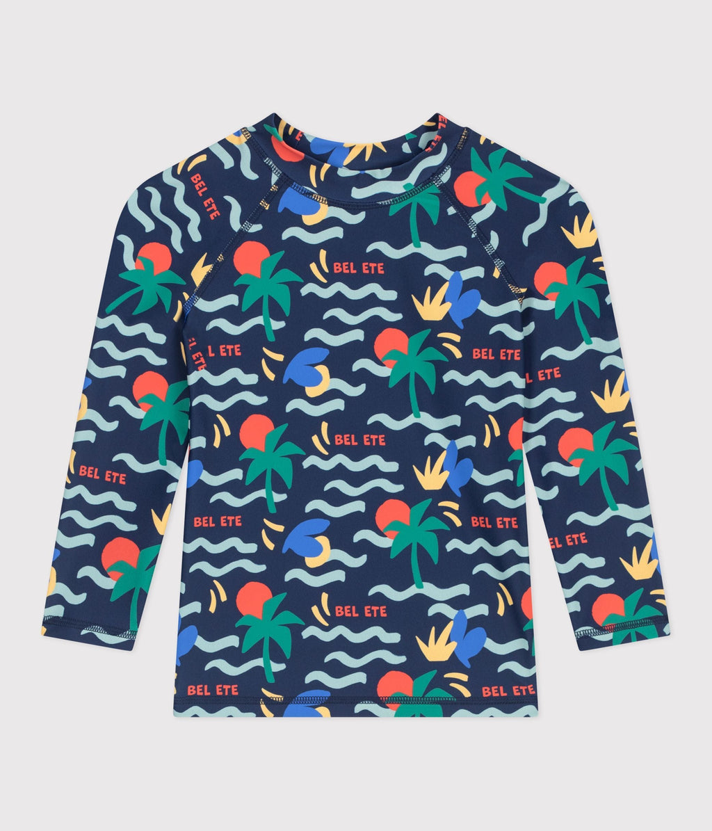 Teeshirt de bain anti uv enfant manche longue imprimé – F1