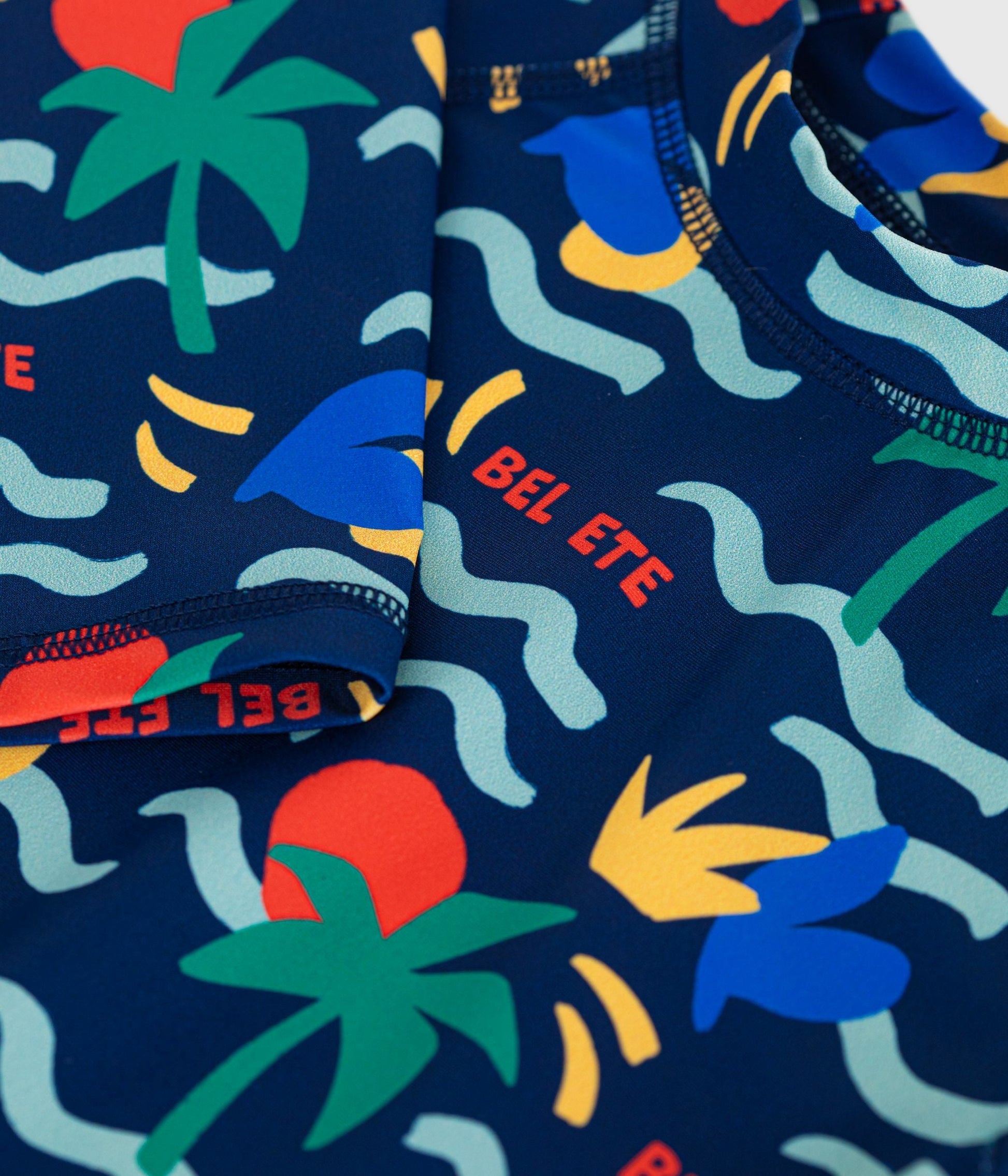 Teeshirt de bain anti uv enfant manche longue imprimé – Z1