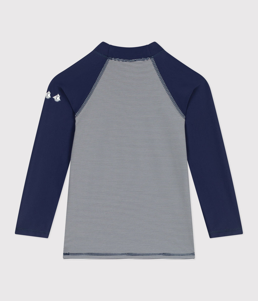 Teeshirt de bain anti uv enfant manche longue à rayures – D1
