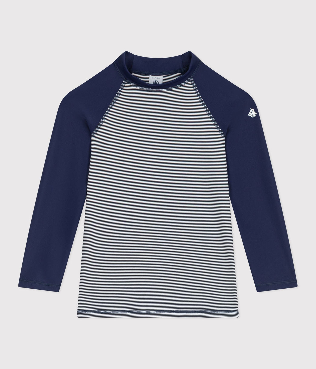 Teeshirt de bain anti uv enfant manche longue à rayures – F1