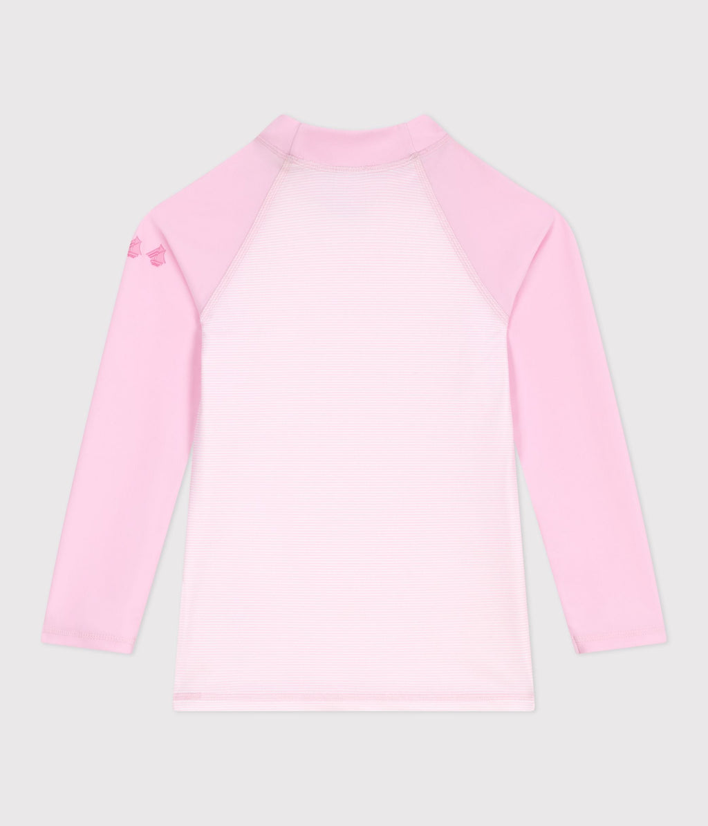 Teeshirt de bain anti uv enfant manche longue à rayures – D1