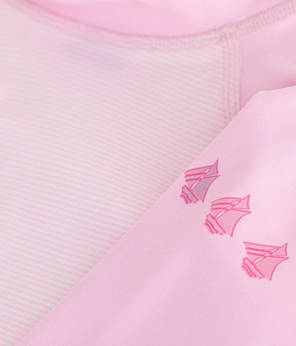 Teeshirt de bain anti uv enfant manche longue à rayures – Z1