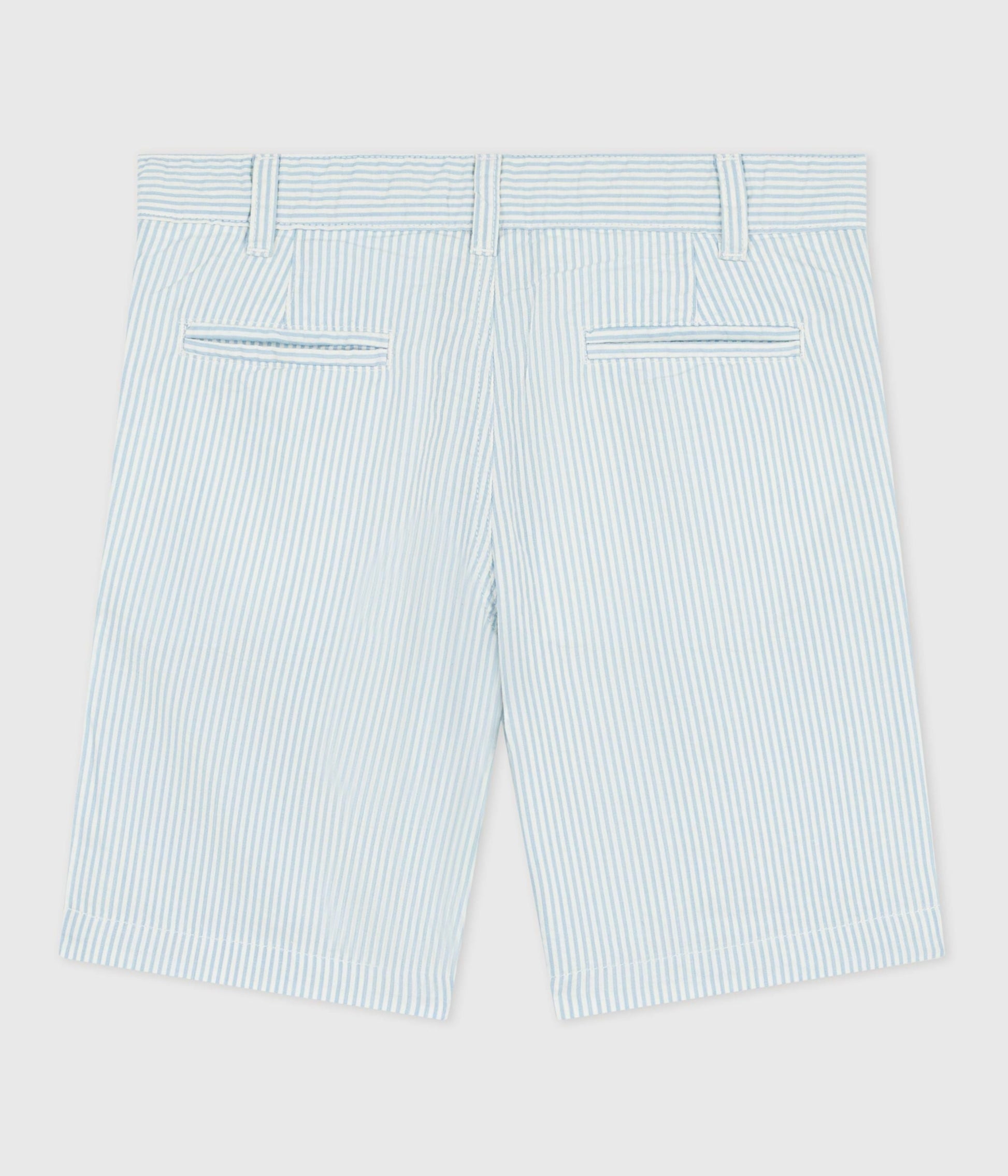 Bermuda short enfant en coton à rayures – D1