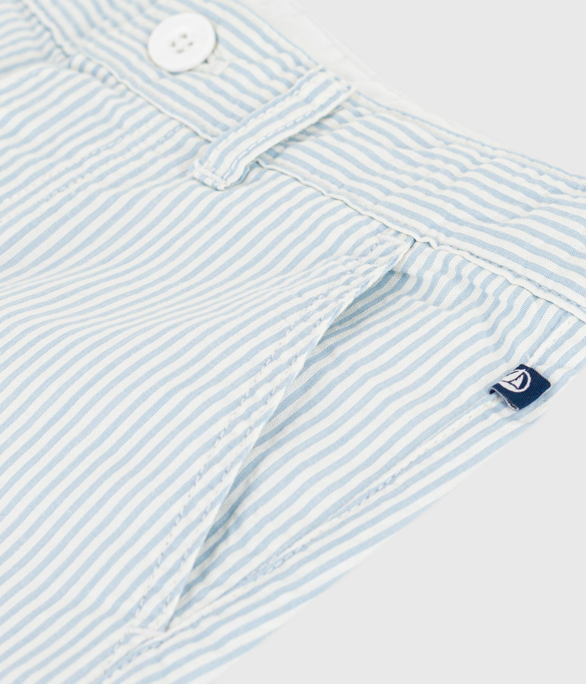 Bermuda short enfant en coton à rayures – Z1