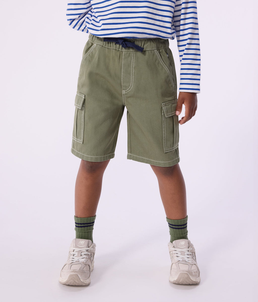 Bermuda cargo garçon en coton – J1