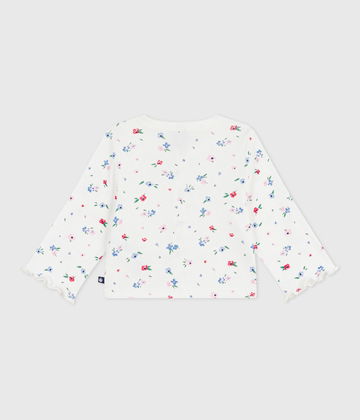 Cardigan bébé en coton imprimé fleurs – D1