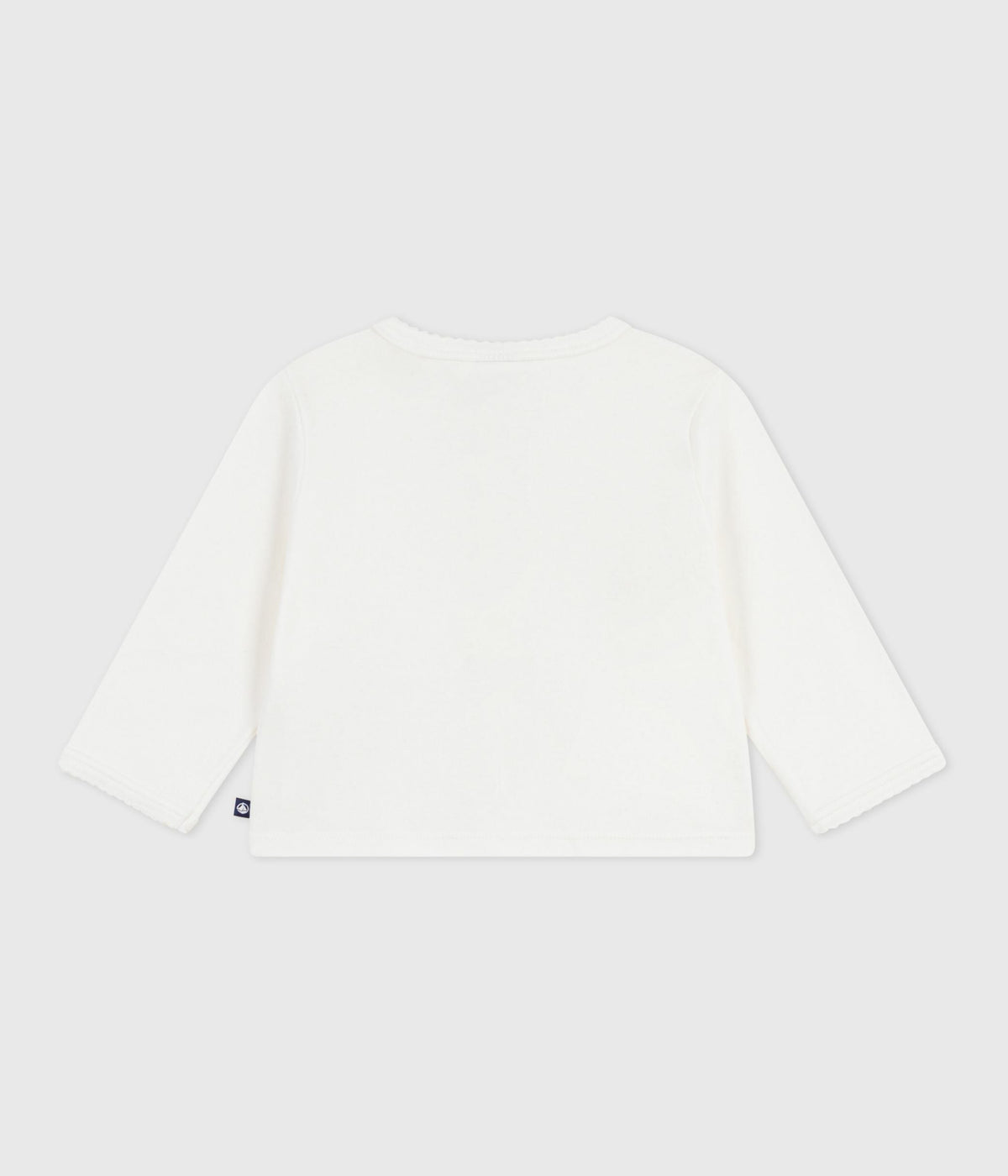 Cardigan bébé en coton uni – D1