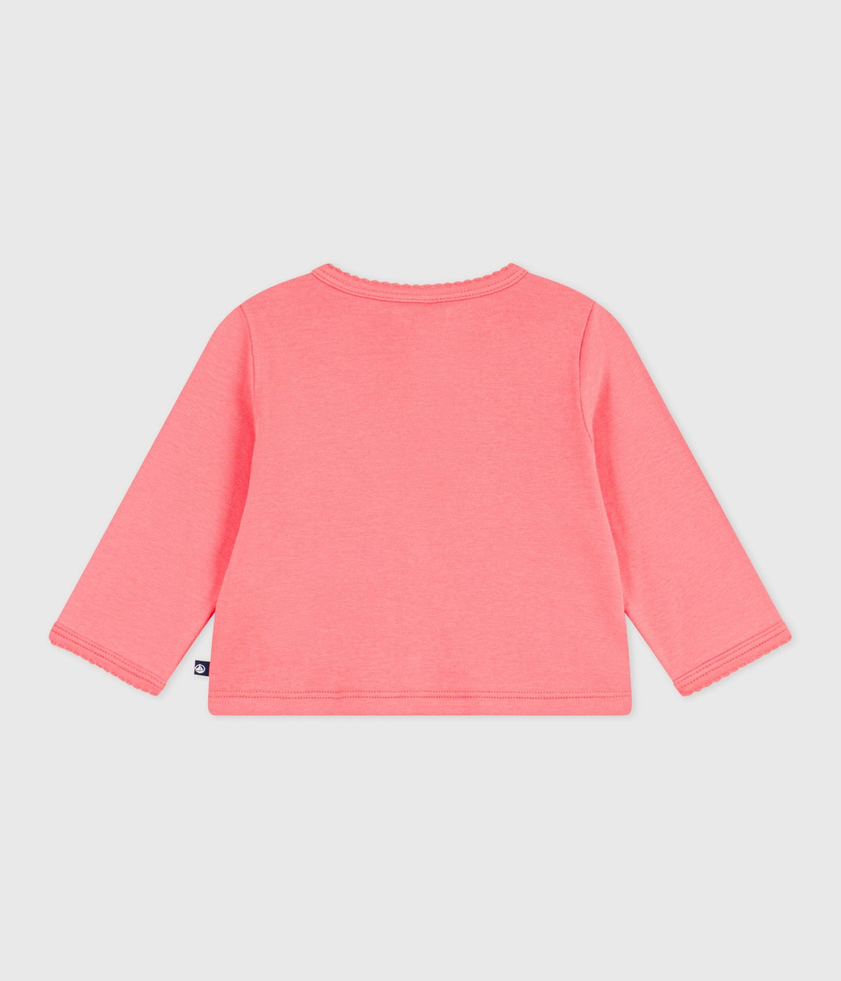 Cardigan bébé en coton uni – D1