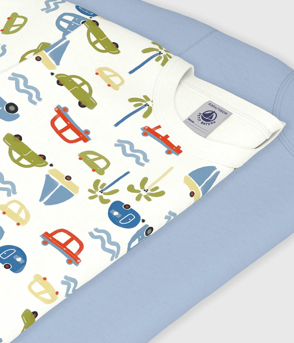 Lot de tee-shirts enfant en coton manches courtes voitures – Z1