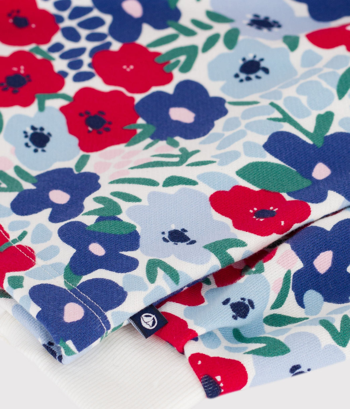 Sweatshirt enfant en coton imprimé fleurs – Z1