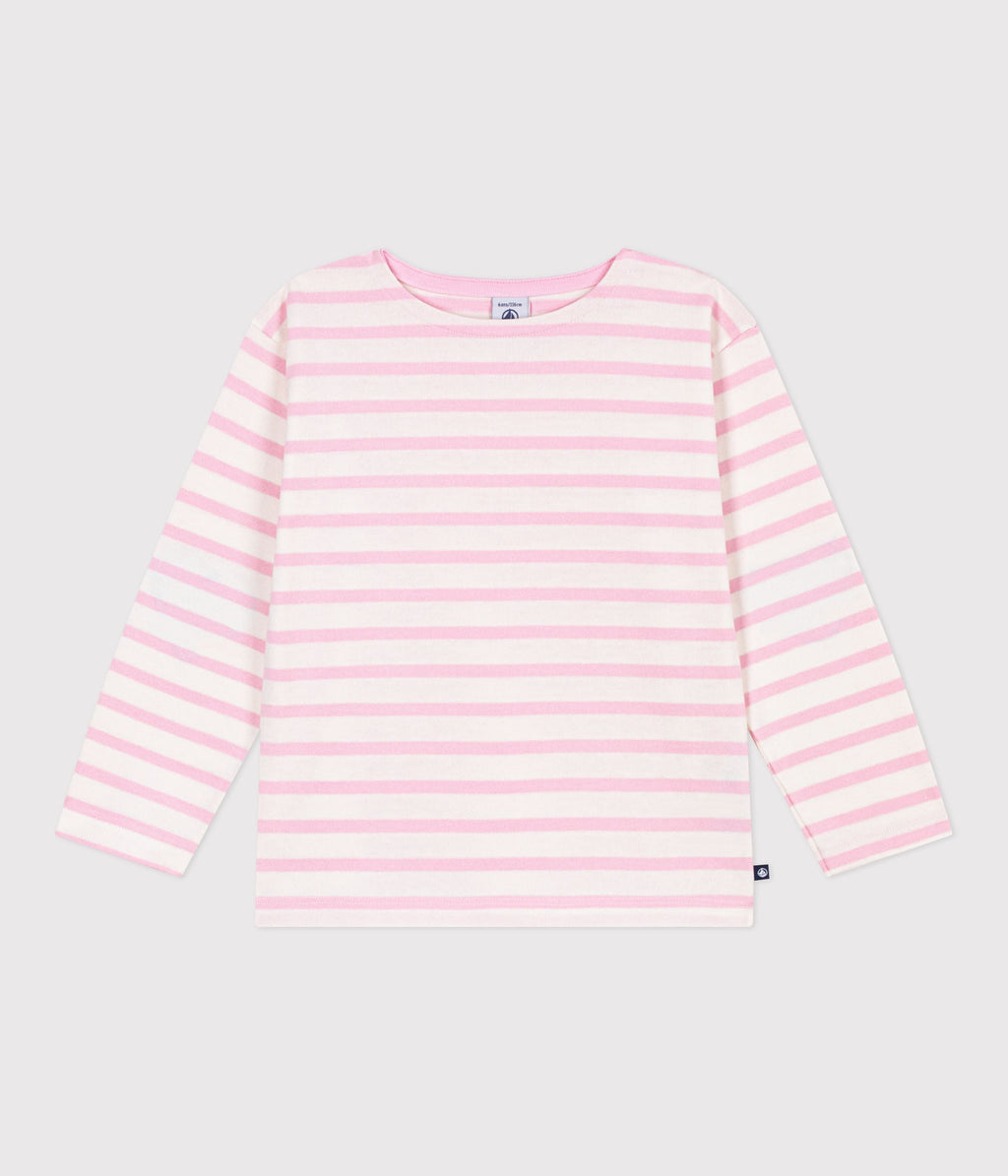 Marinière enfant en coton à rayures – F1