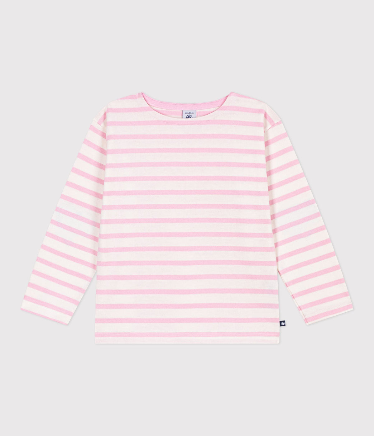Marinière enfant en coton à rayures – F1