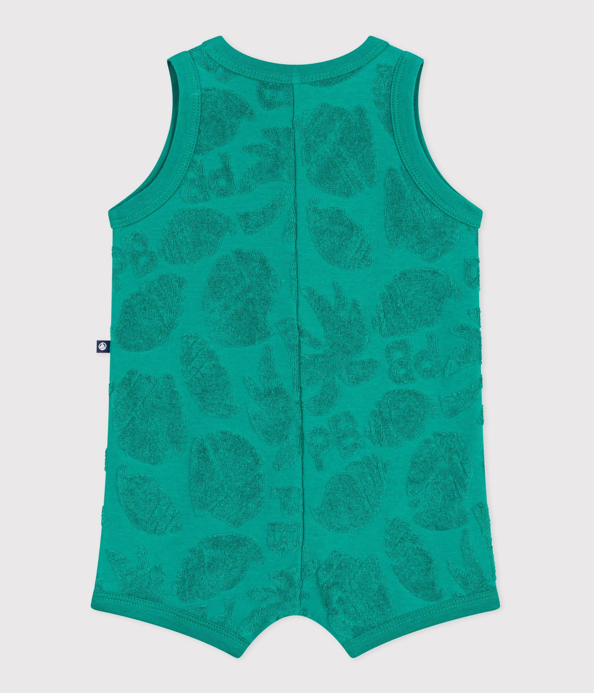 Combinaison courte bébé en coton motifs palmiers – D1