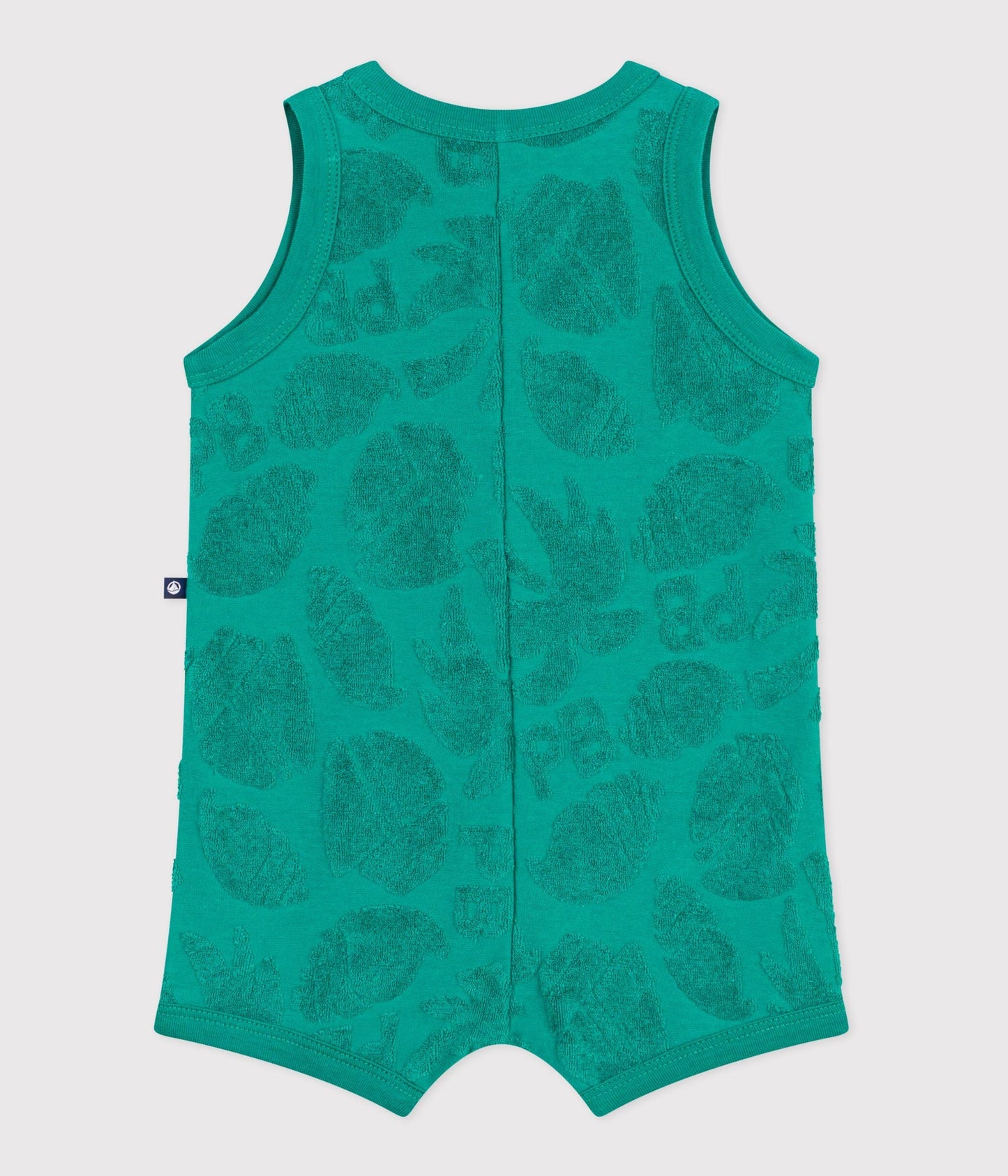 Combinaison courte bébé en coton motifs palmiers – D1