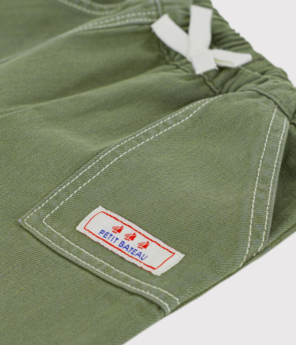 Pantalon bébé en denim coloré uni – Z1