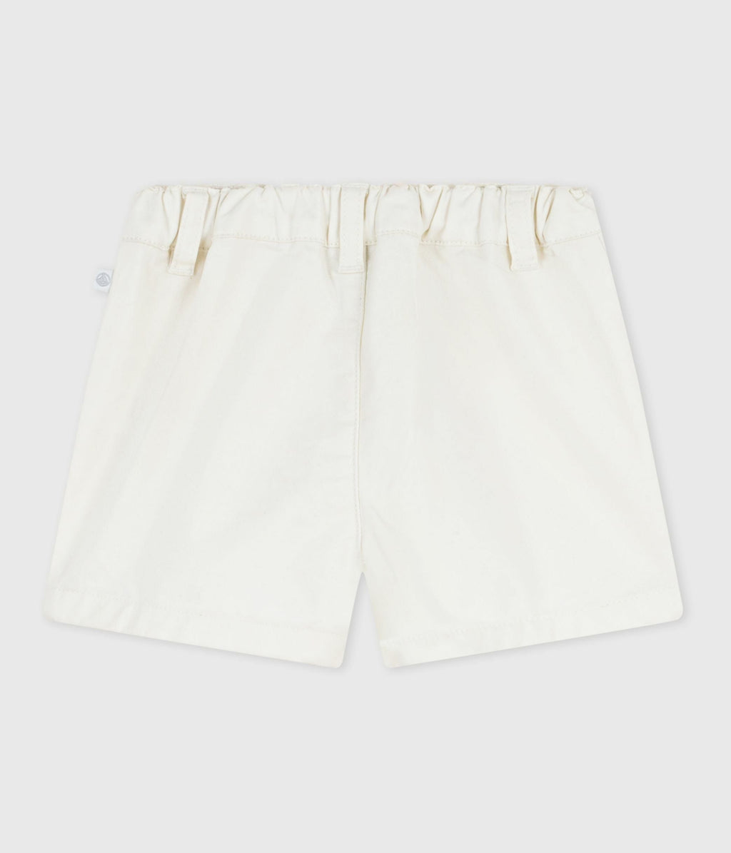 Short bébé en coton uni – D1