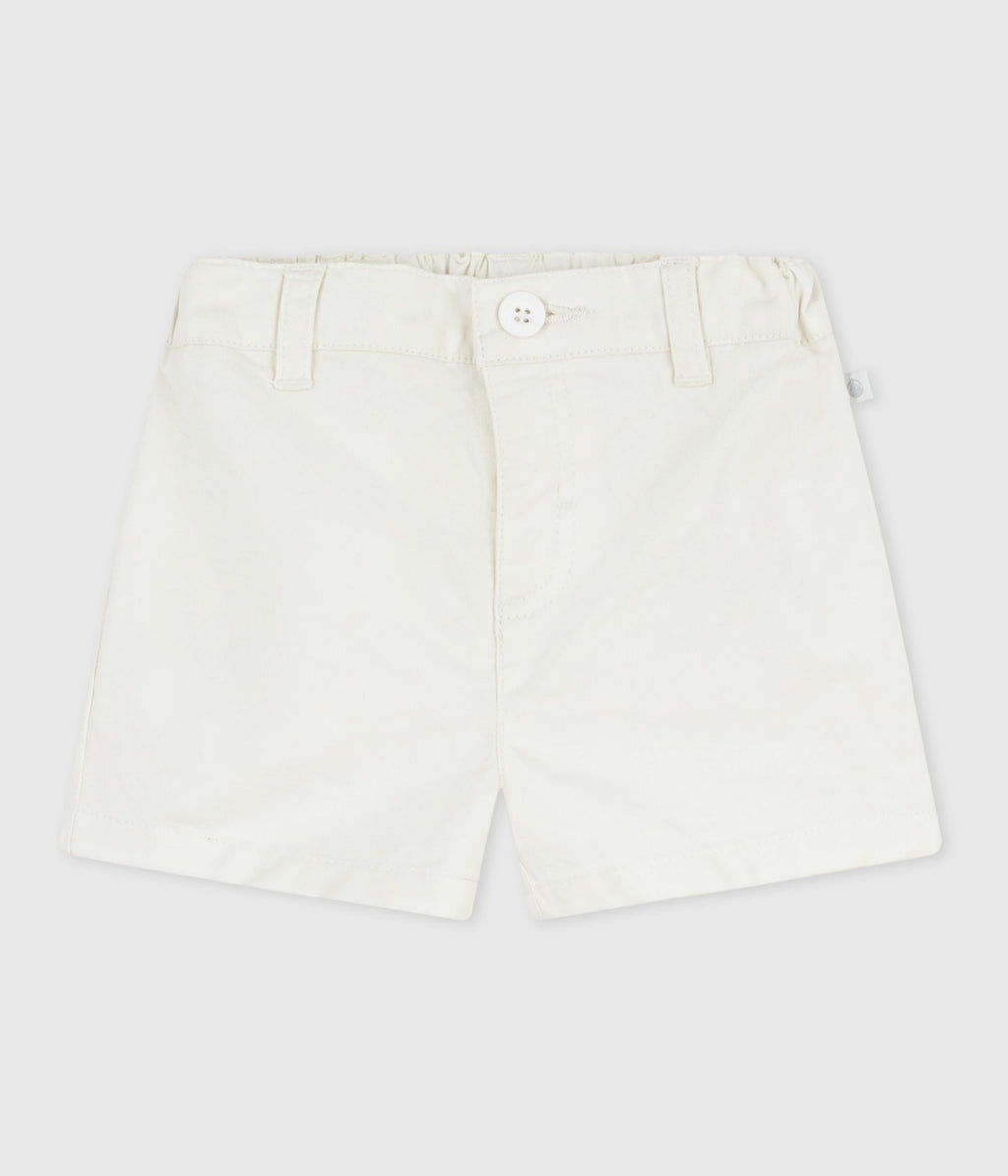 Short bébé en coton uni – F1