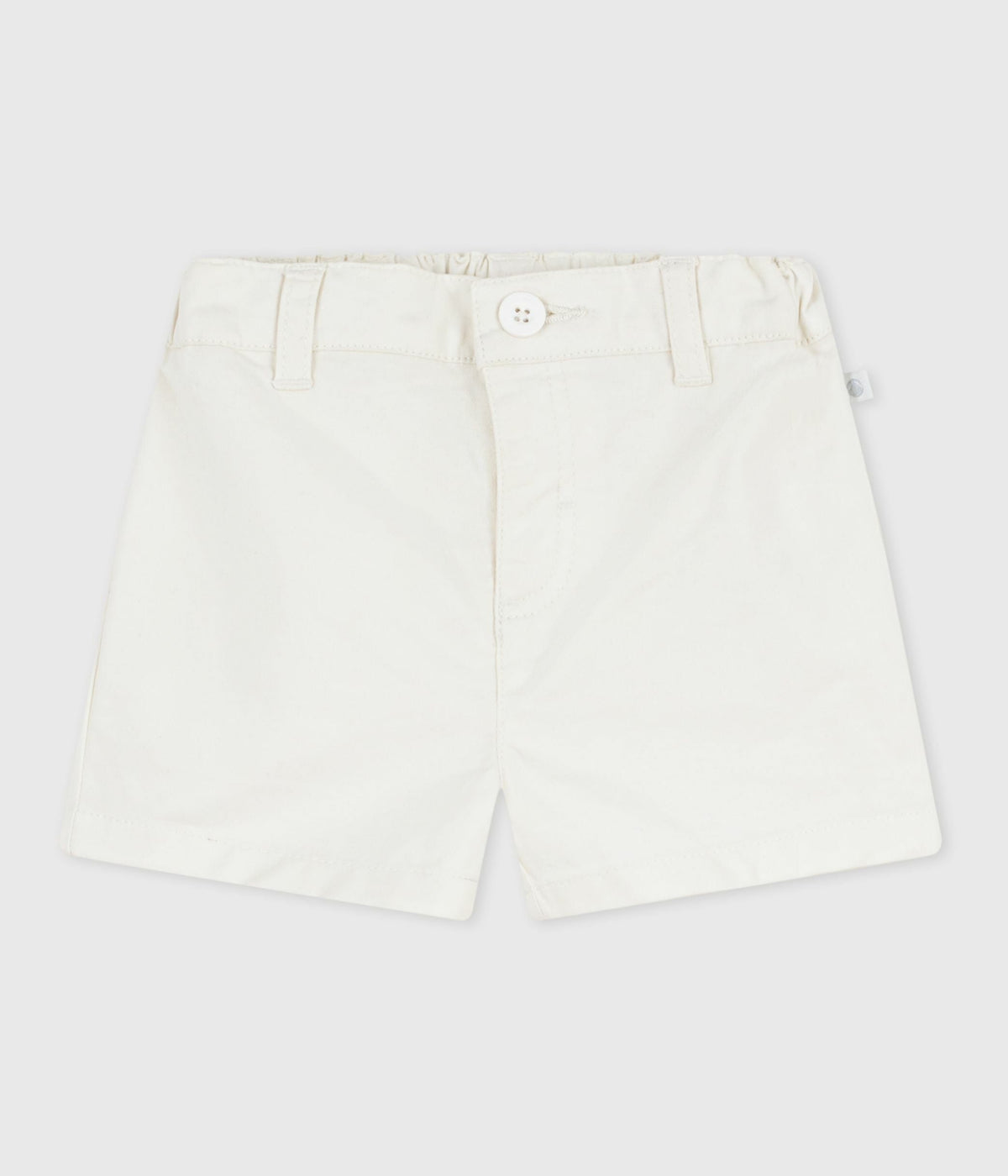 Short bébé en coton uni – F1