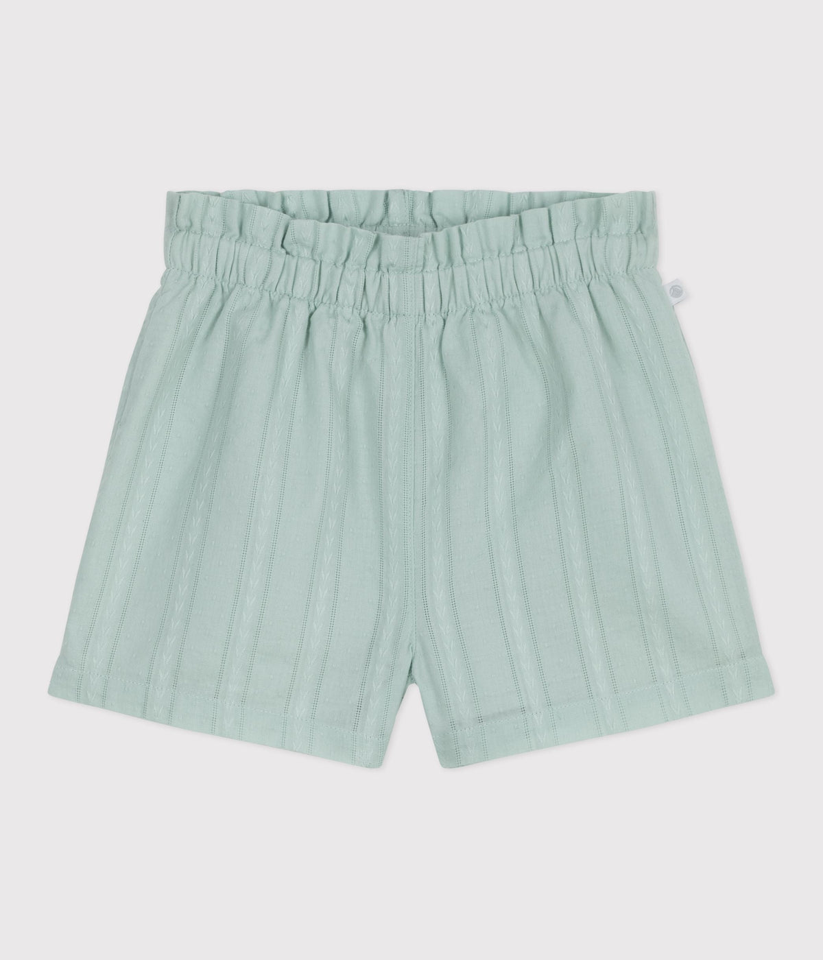 Short bébé en coton uni – F1