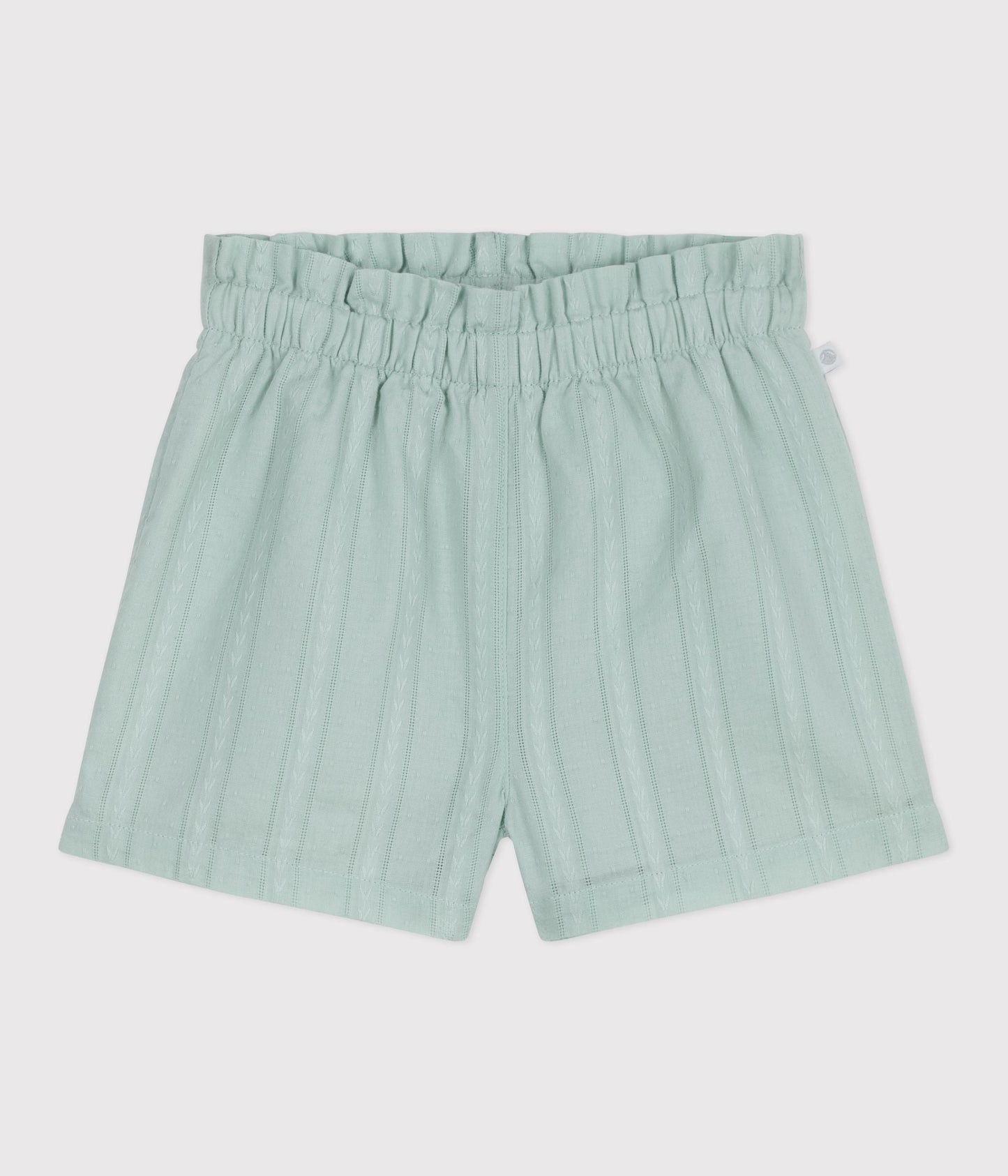 Short bébé en coton uni – F1