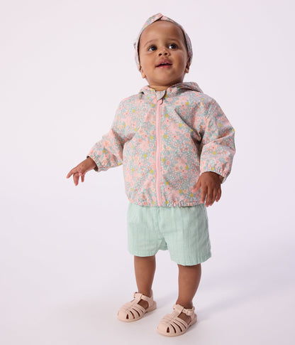 Short bébé en coton uni – J3