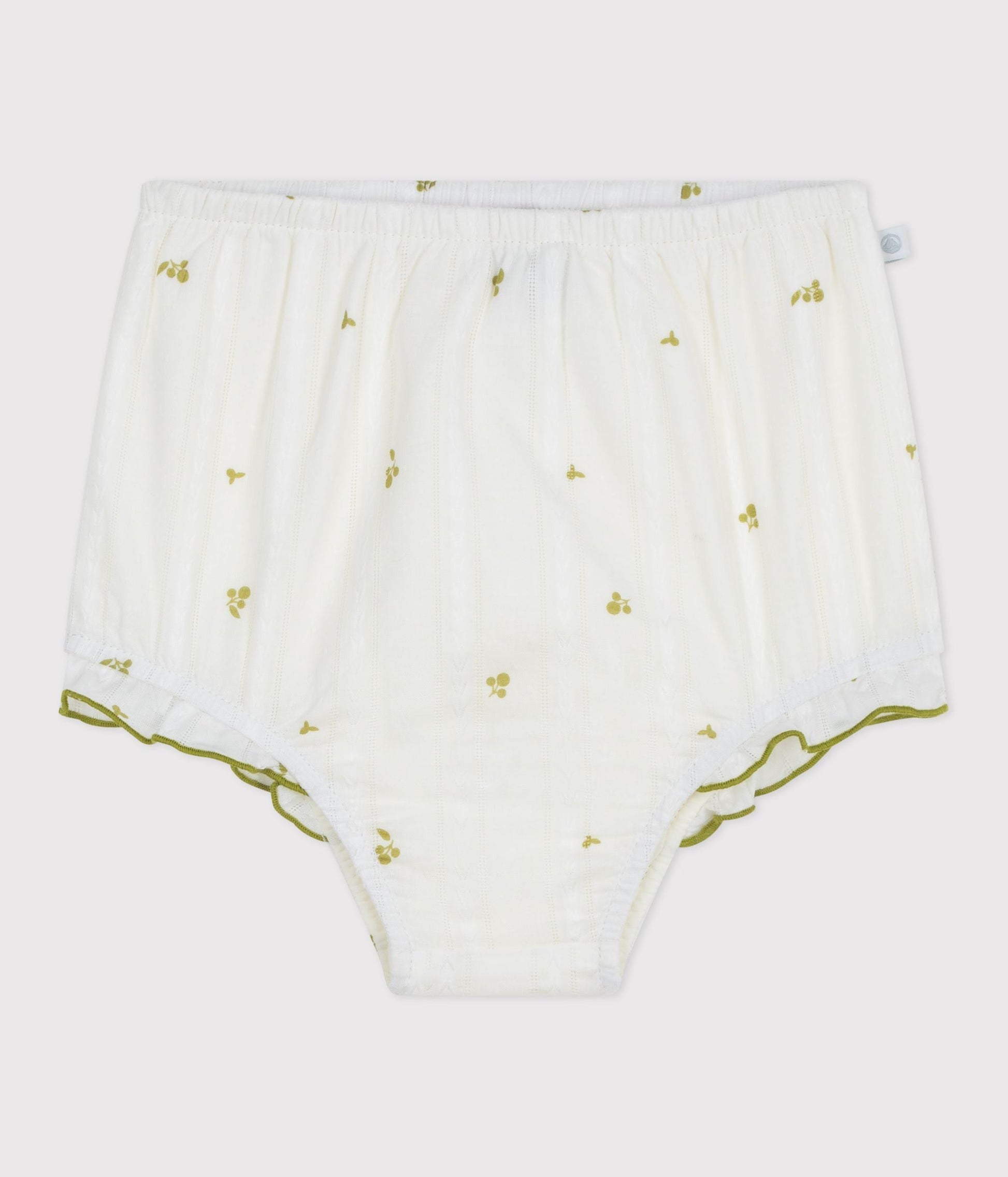 Bloomer bébé en coton imprimé fleurs – F1