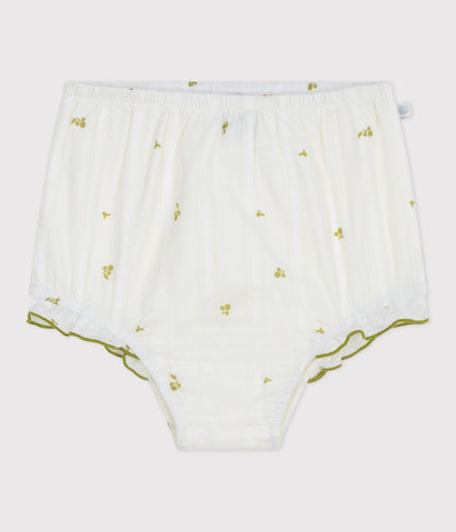 Bloomer bébé en coton imprimé fleurs – F1