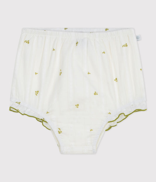Bloomer bébé en coton imprimé fleurs – F1