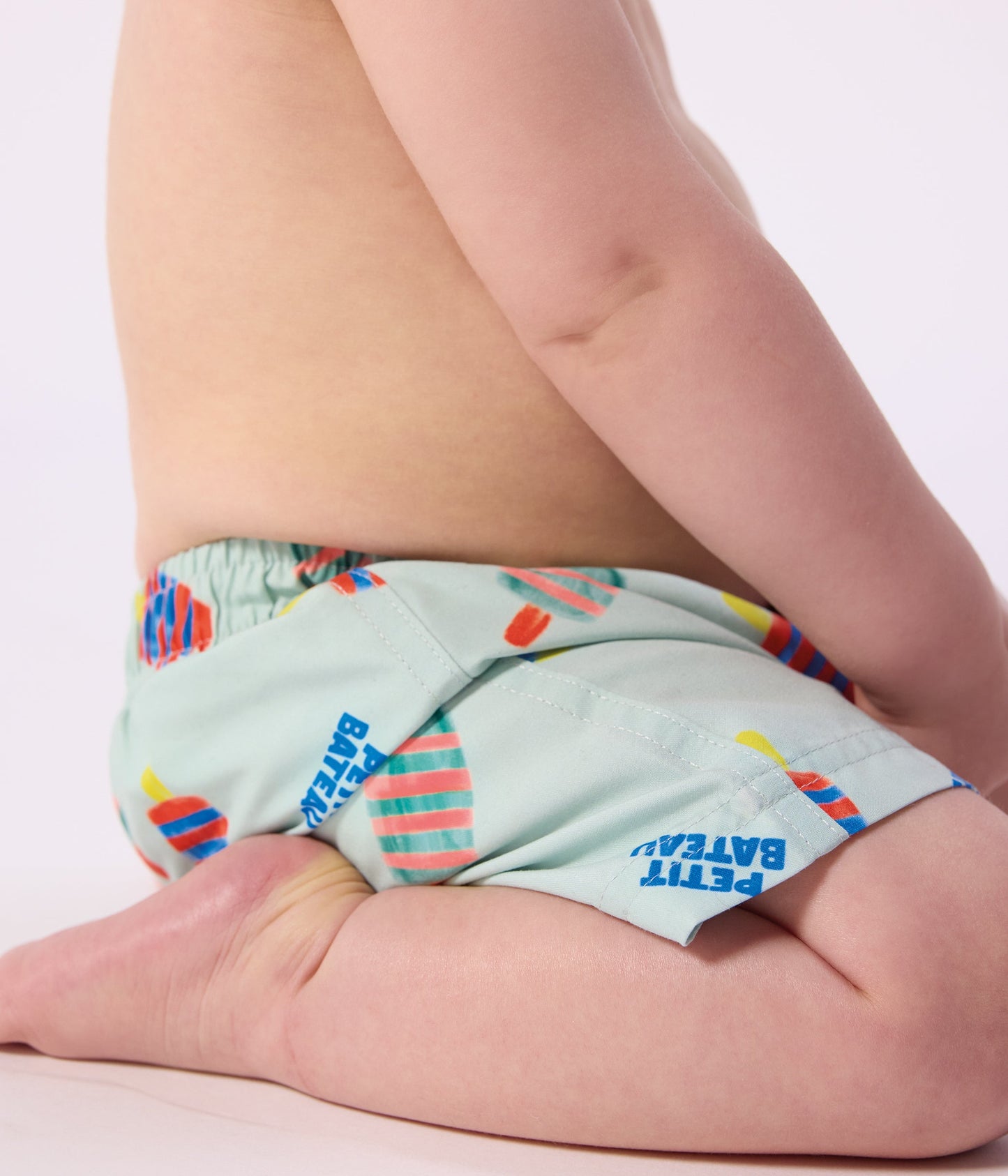 Short de bain bébé, imprimé glaces – J2