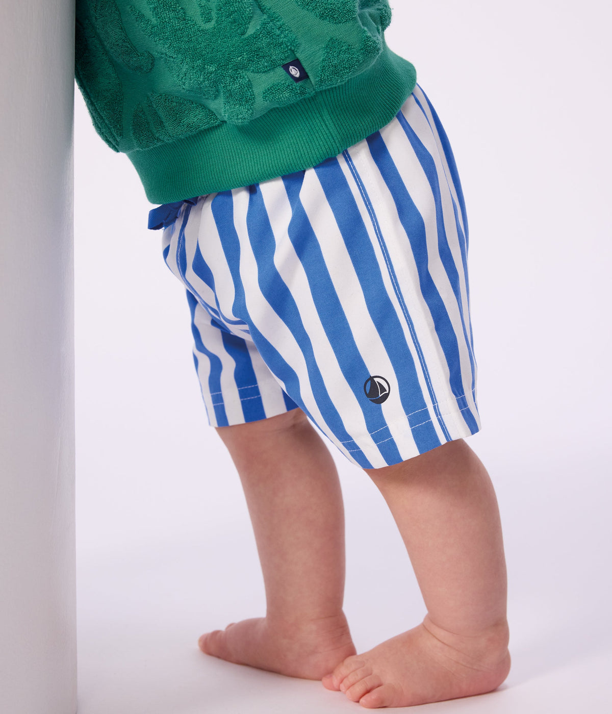 Short de bain bébé rayé – J1