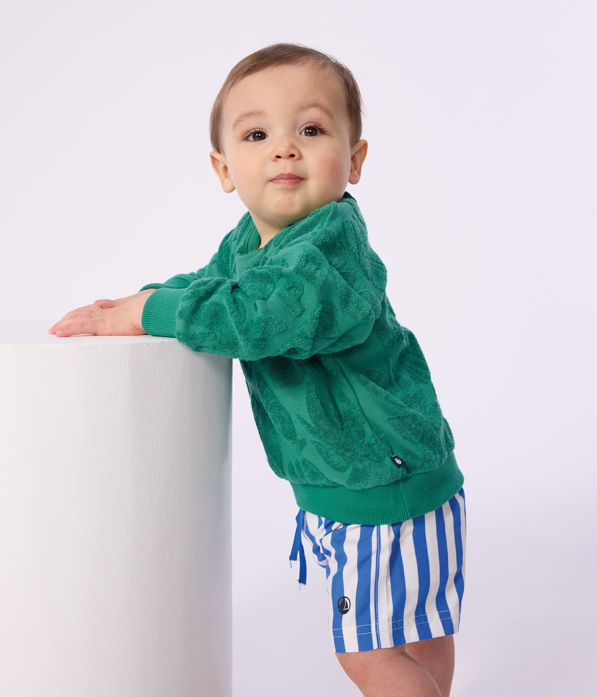 Short de bain bébé rayé – J2