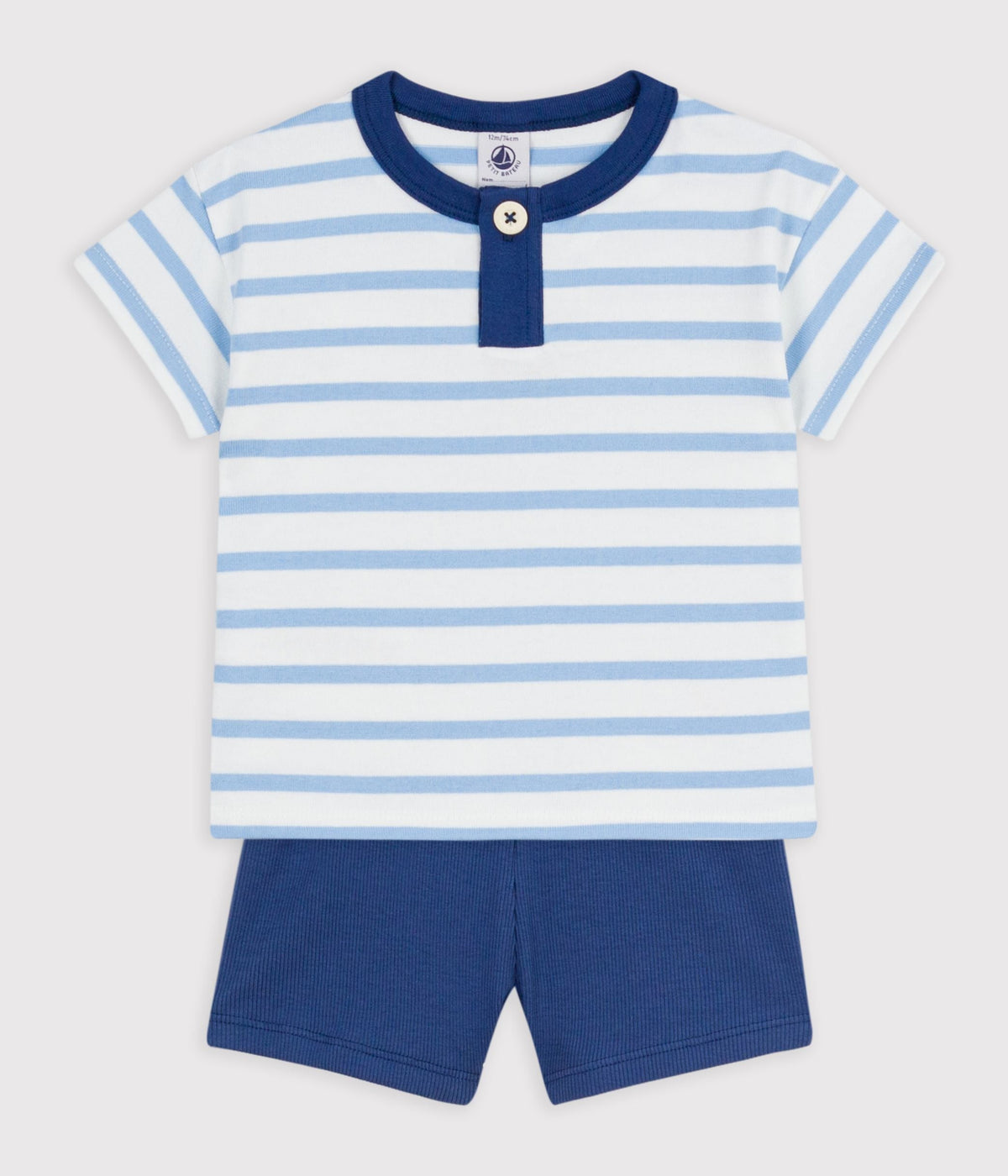 Ensemble cadeau bébé en coton : ensemble 2 pièces – F2
