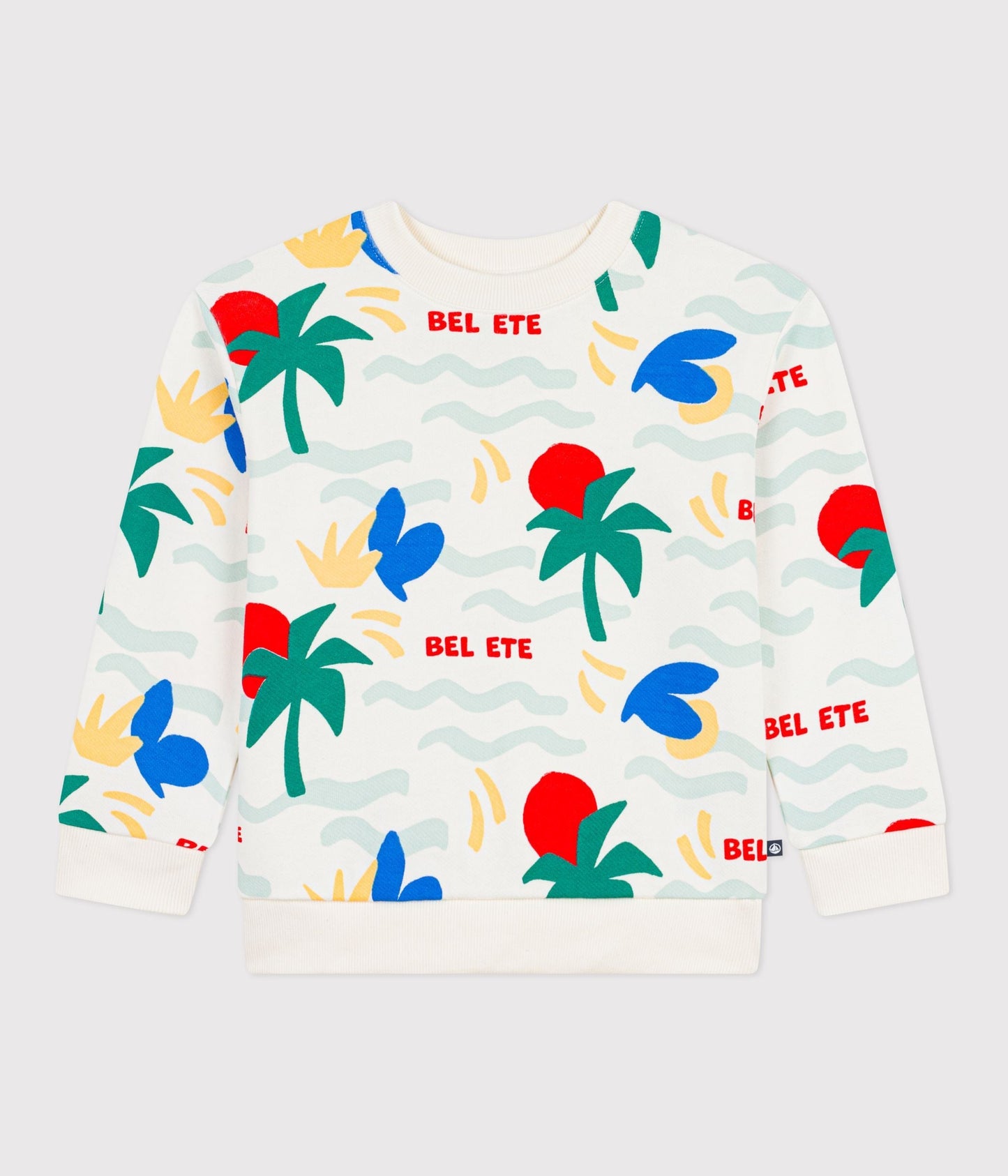 Sweatshirt enfant en coton imprimé – F1