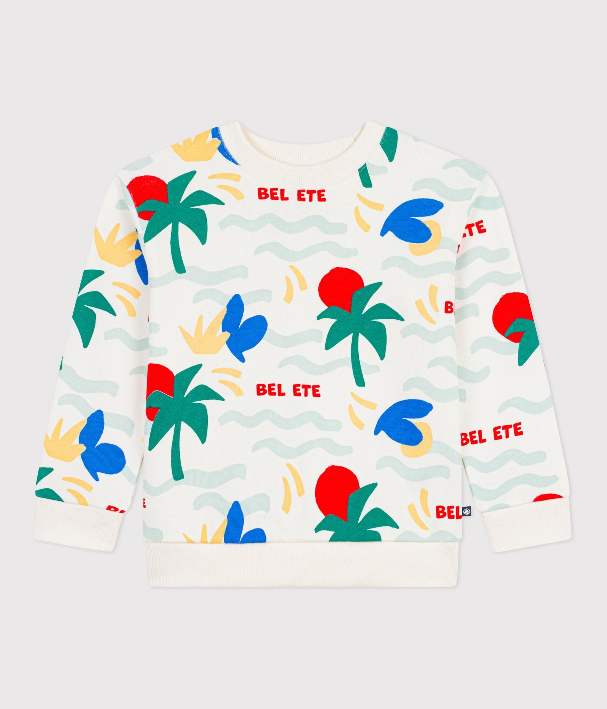 Sweatshirt enfant en coton imprimé – F1