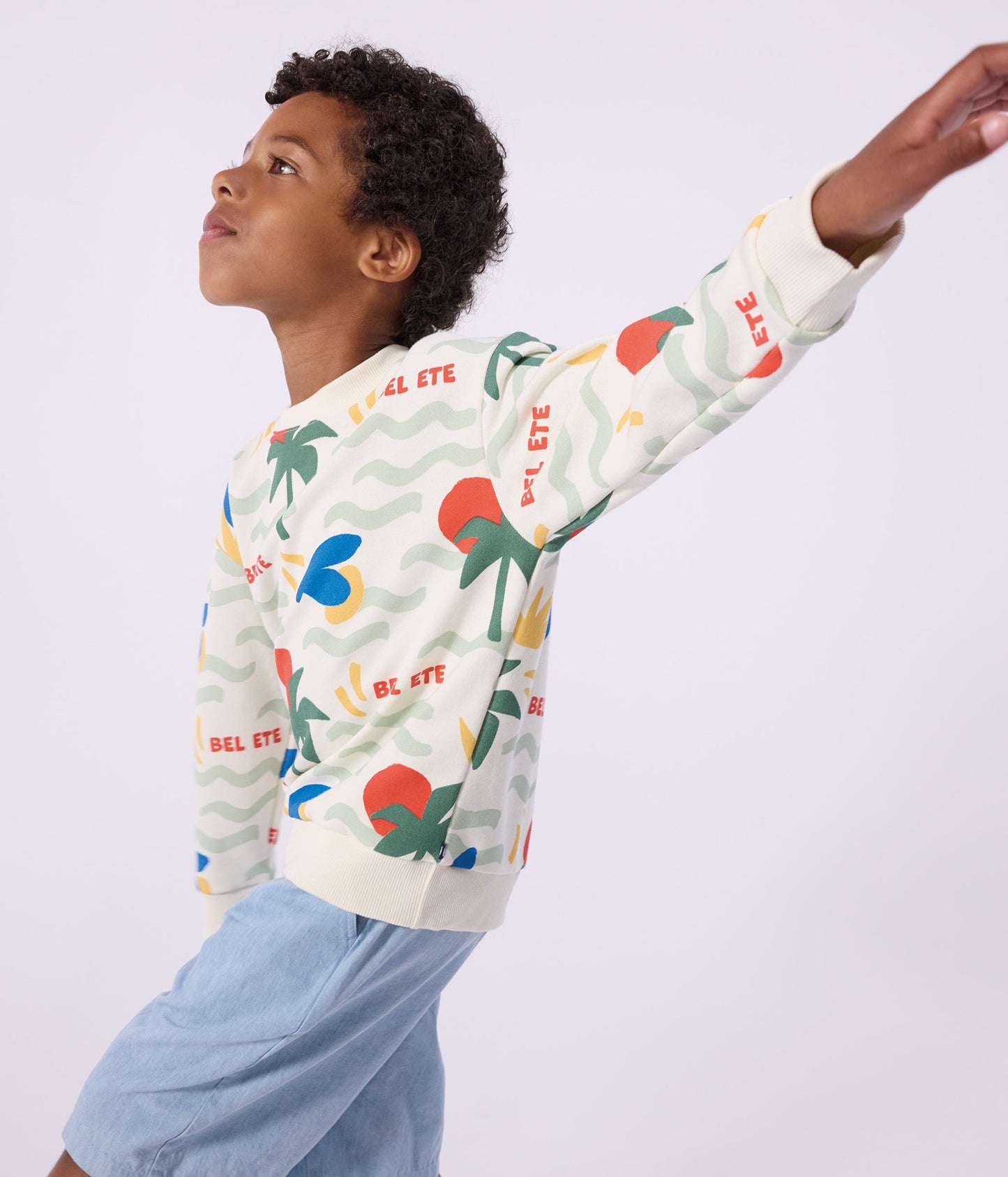 Sweatshirt enfant en coton imprimé – J2