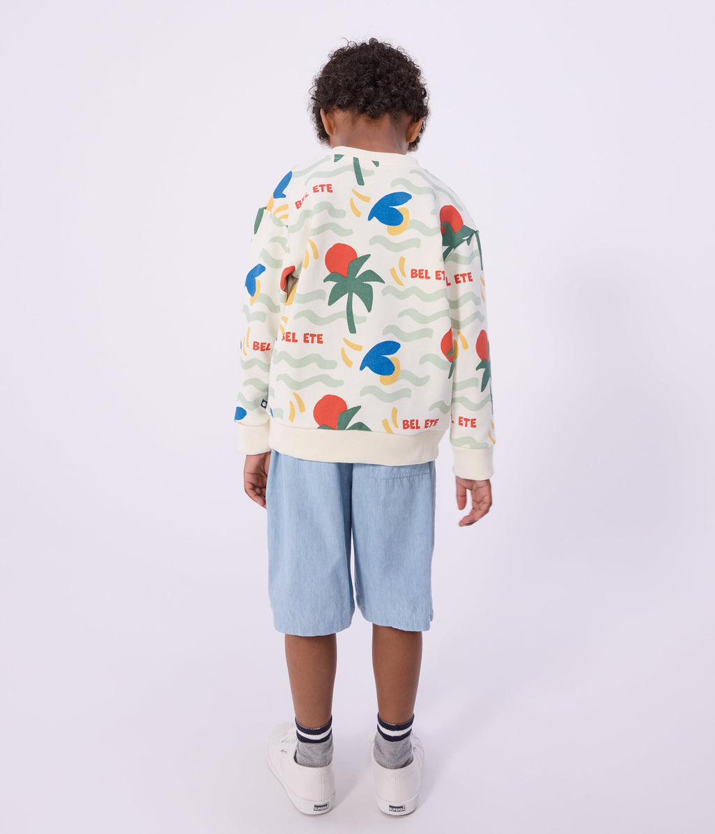 Sweatshirt enfant en coton imprimé – J3