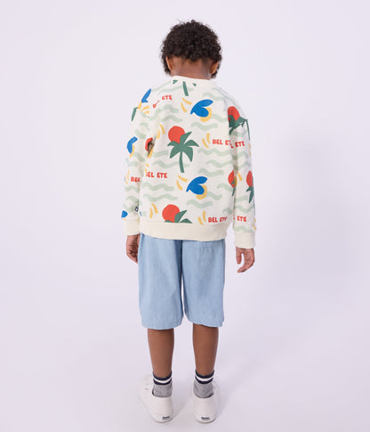 Sweatshirt enfant en coton imprimé – J3