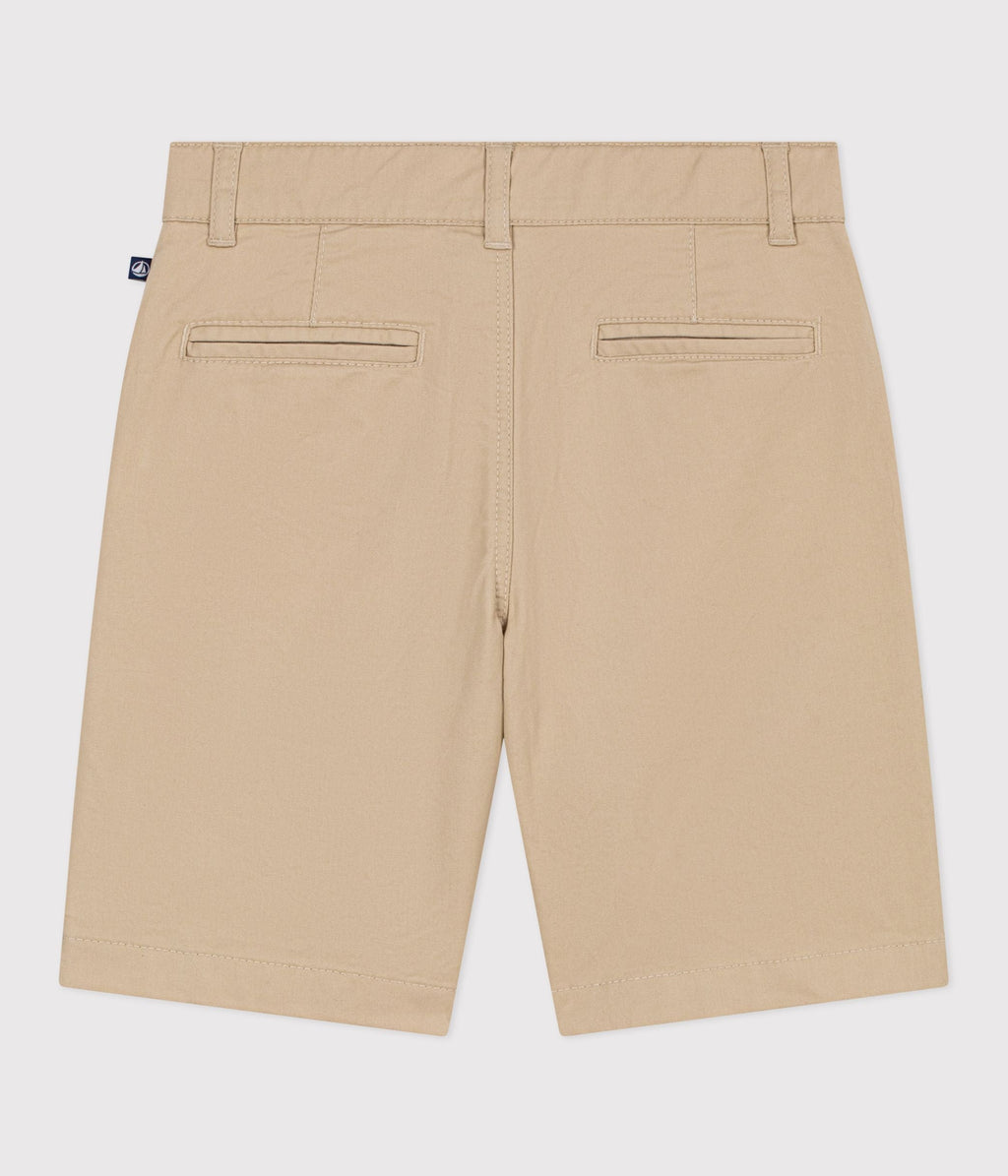 Bermuda short enfant en coton uni – D1