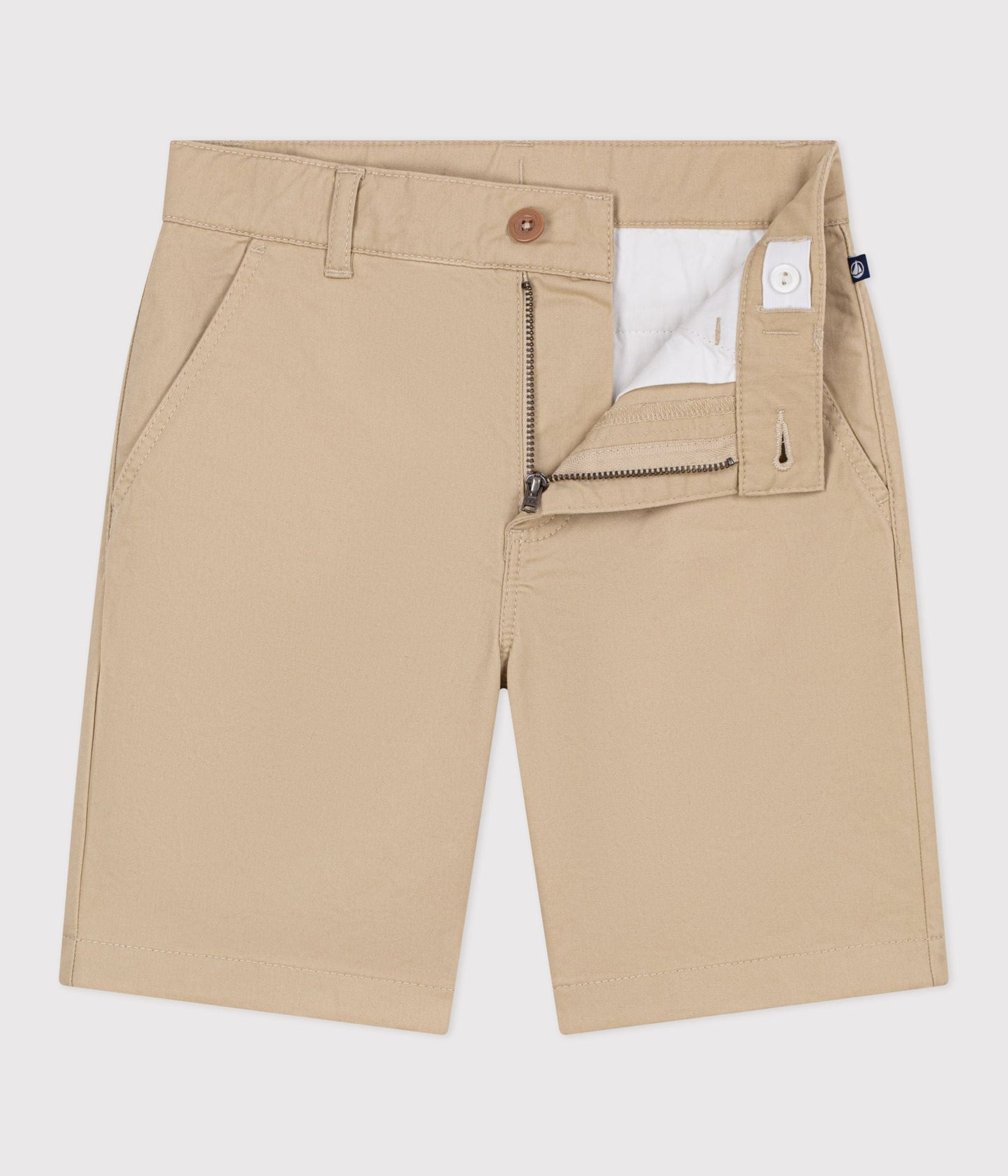 Bermuda short enfant en coton uni – F2