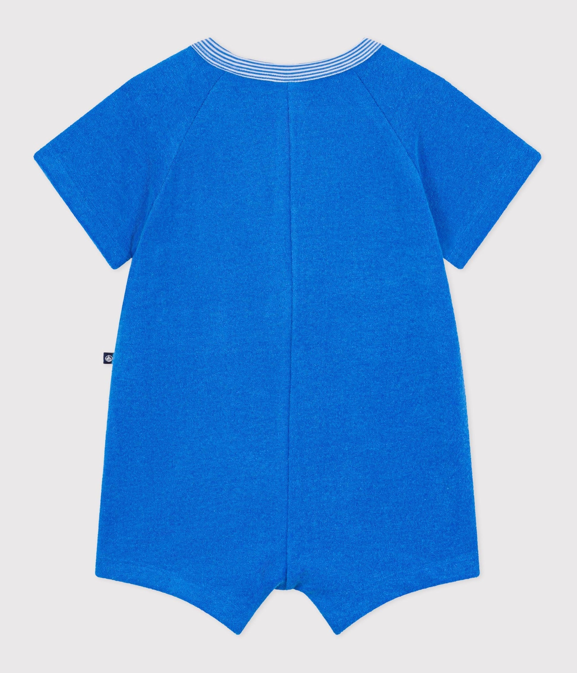 Combinaison courte bébé en coton unie – D1