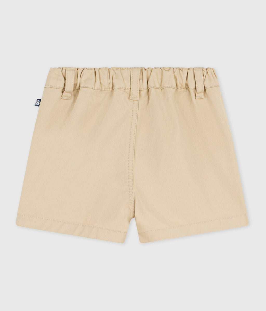Short bébé en coton uni – D1