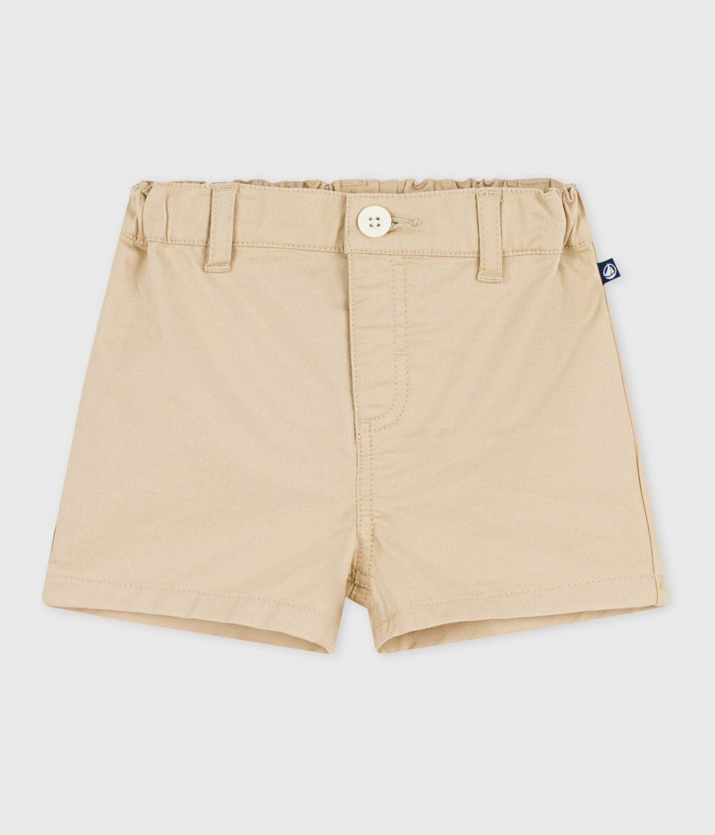 Short bébé en coton uni – F1