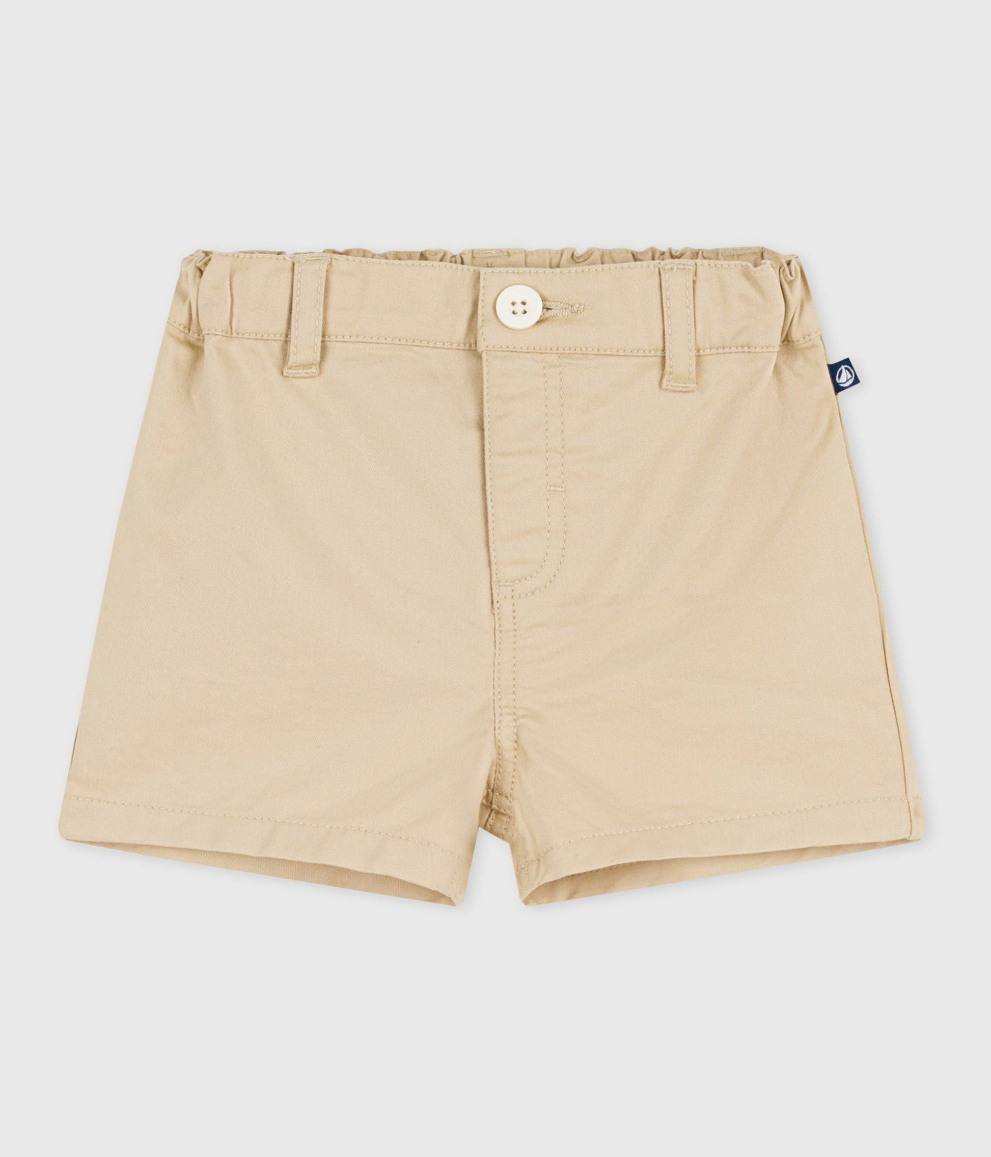 Short bébé en coton uni – F1