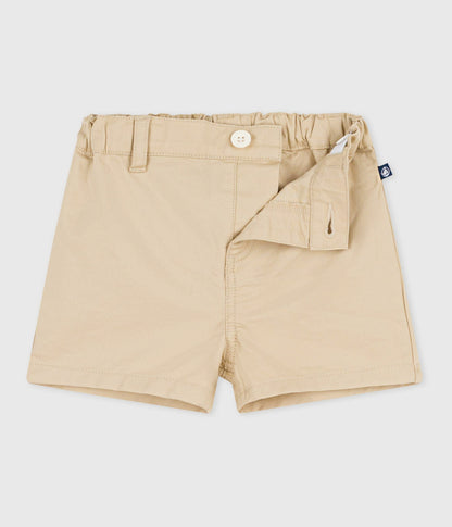 Short bébé en coton uni – F2
