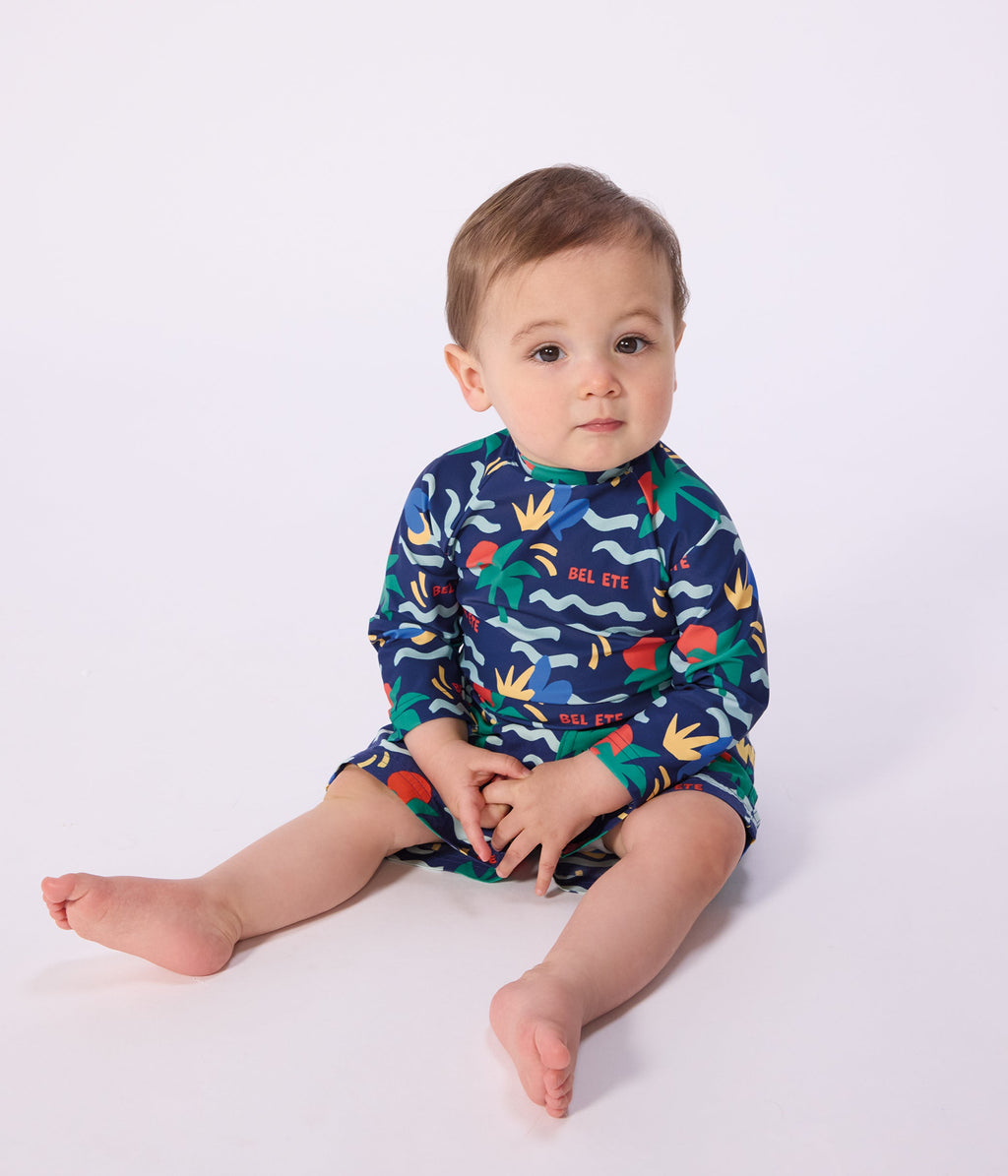 Tee-shirt anti UV bébé imprimé – J1