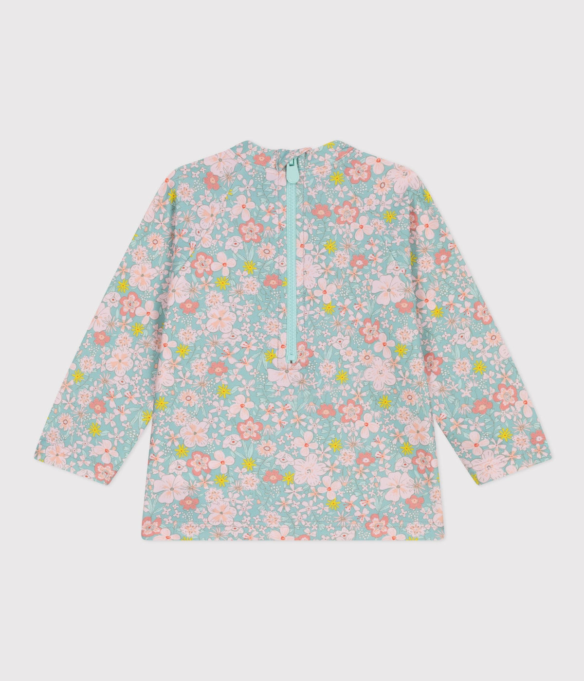 Tee-shirt anti UV bébé, imprimé fleurs – D1