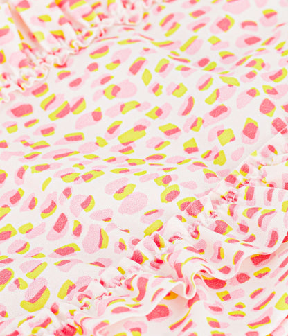 Maillot de bain bébé une pièce à volants, imprimé – Z1